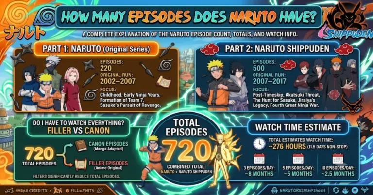 How Many Episodes Does Naruto Have