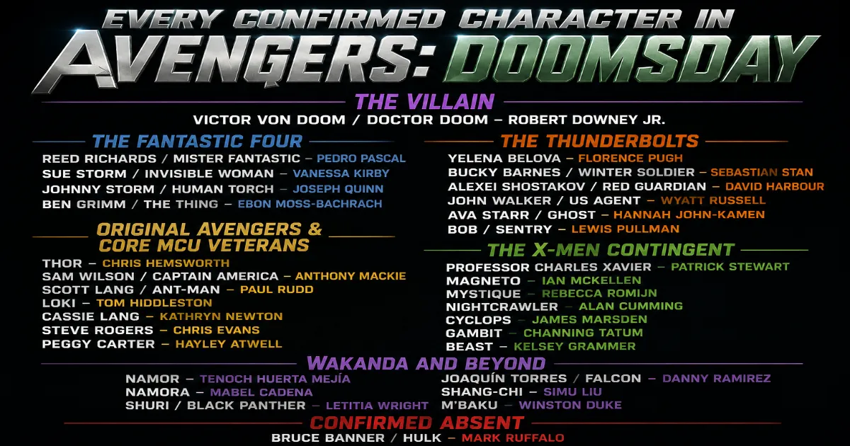 Confirmed Character in Avengers: Doomsday